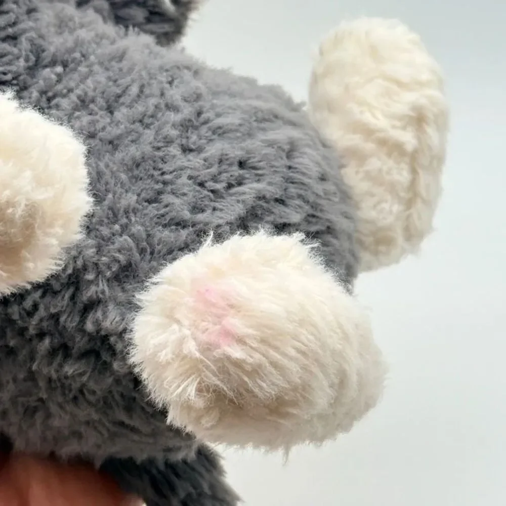 Jellycat Mitten Kitten Storm Gray & White Small Plush Stuffed Animal Toy Grey